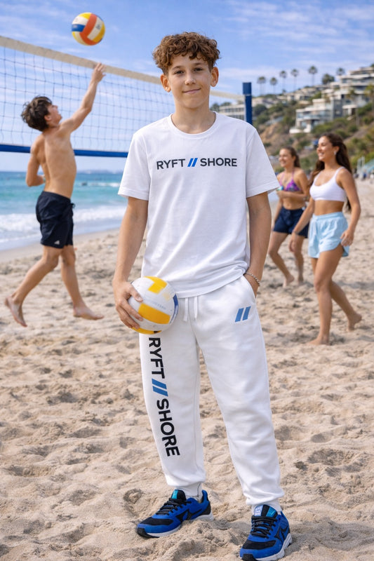 Driftline // Joggers - White