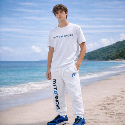 Driftline // Joggers - White